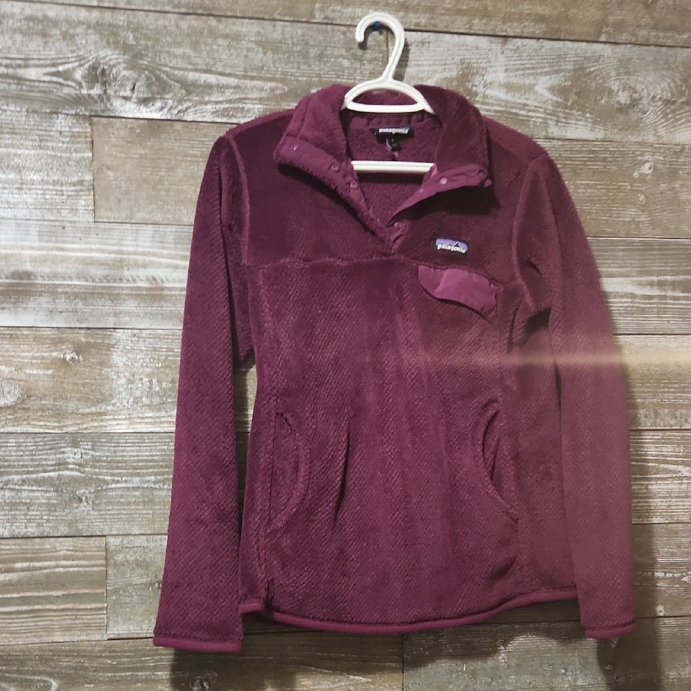 Patagonia Deep Purple Fleece Pullover medium